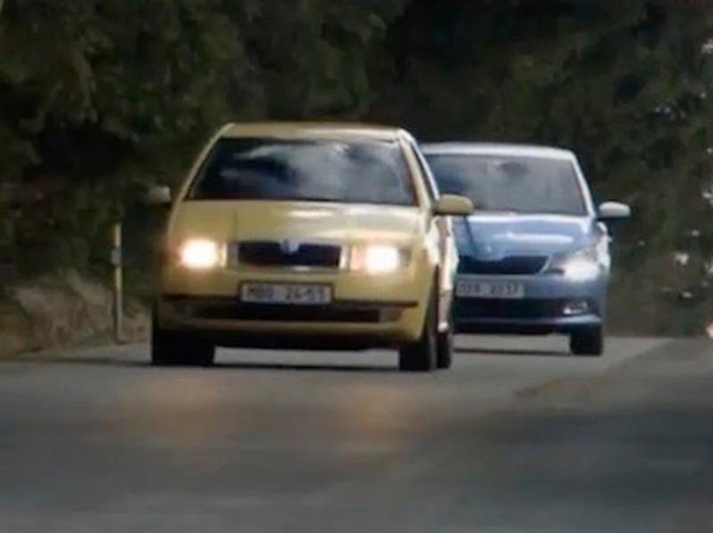Video test Škoda Fabia 2001 vs Škoda Fabia 2016
