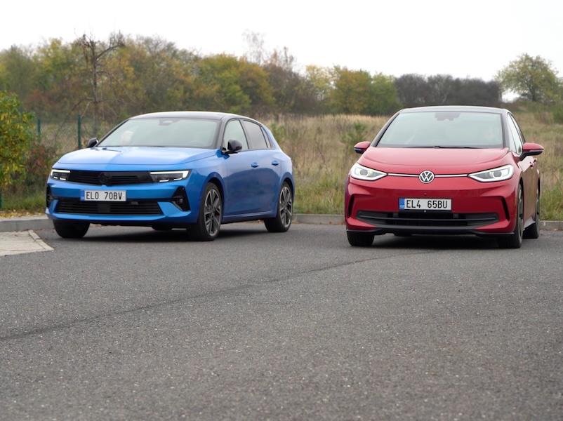 Video test Volkswagen ID.3 vs. Opel Astra Electric 